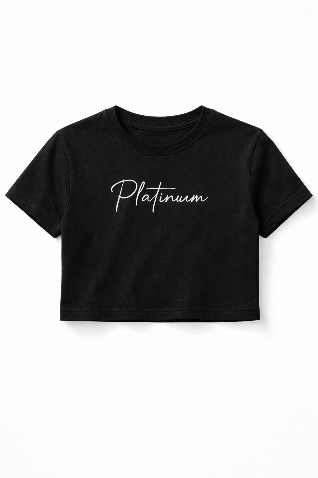 Platinum Essential Cropped Tee